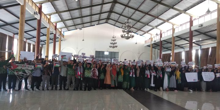 Universitas Muhammadiyah Tasikmalaya Menggelar Aksi Bela Palestina